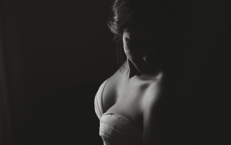 Beautiful girl in a boat