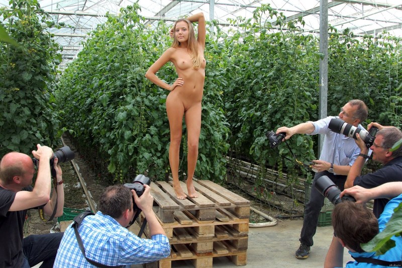 Russian girls Public nude