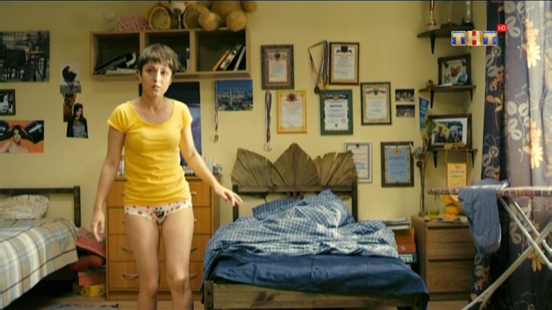 Yana Semakin from university in underwear