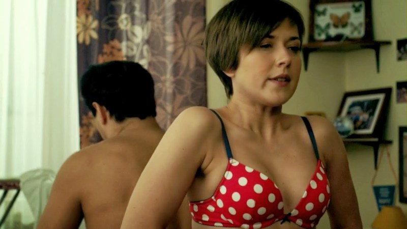 Yana Semakina in underwear