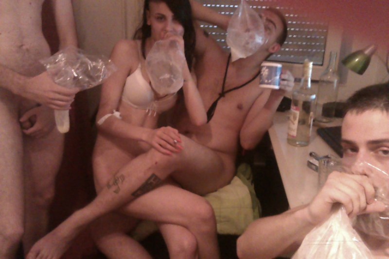 Students in the apartment fuck