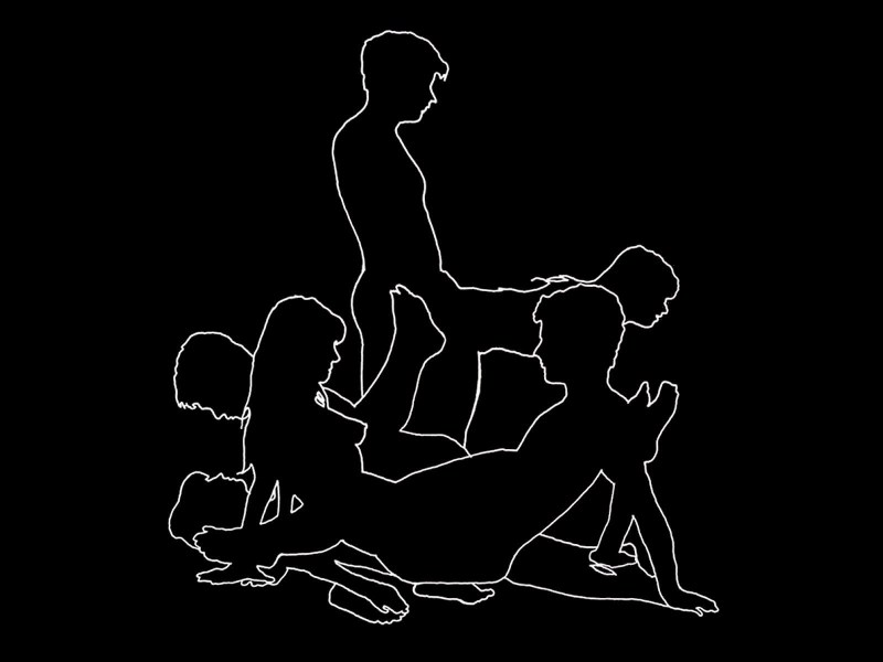 Passionate fuck in the dark