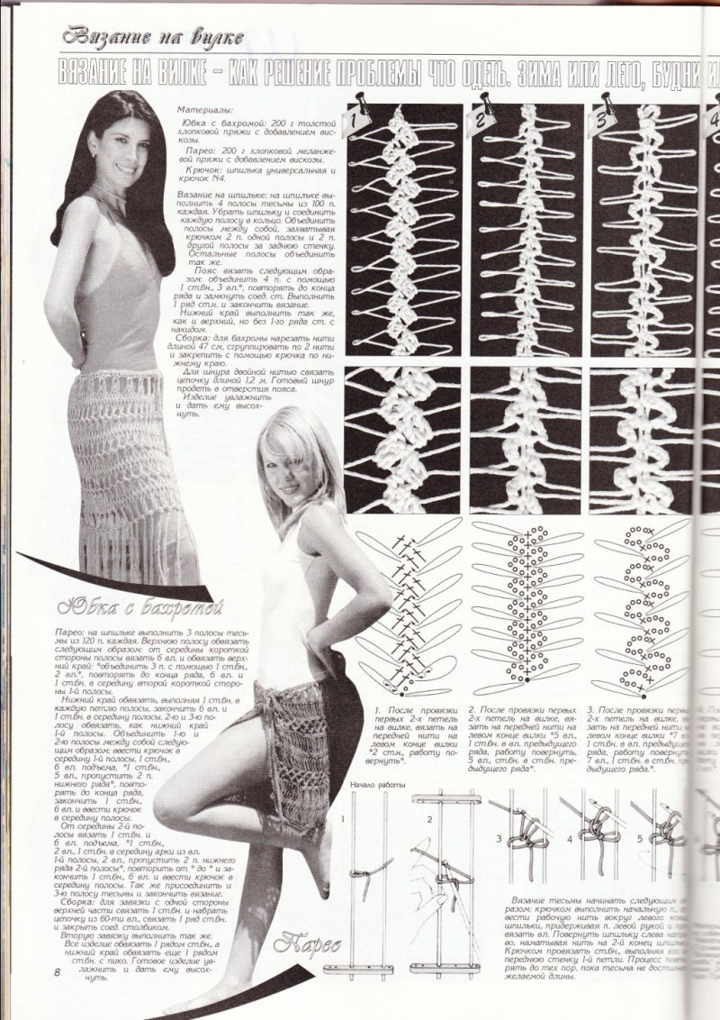 Knitted bikini hollow