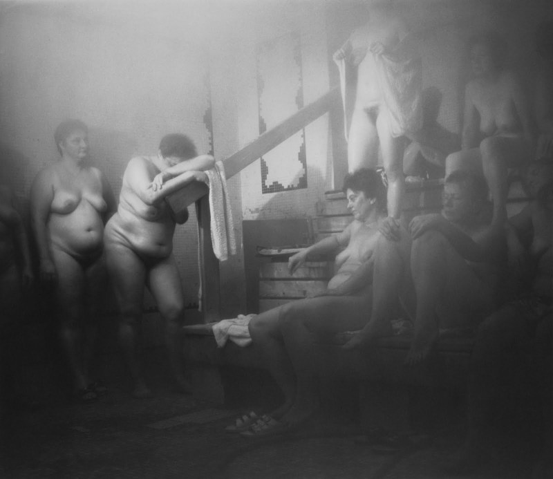 Soviet public baths nude
