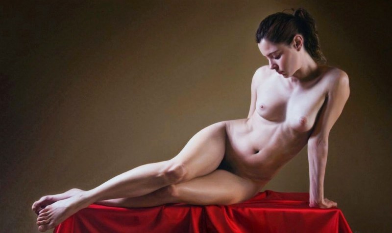 Beautiful female body nude