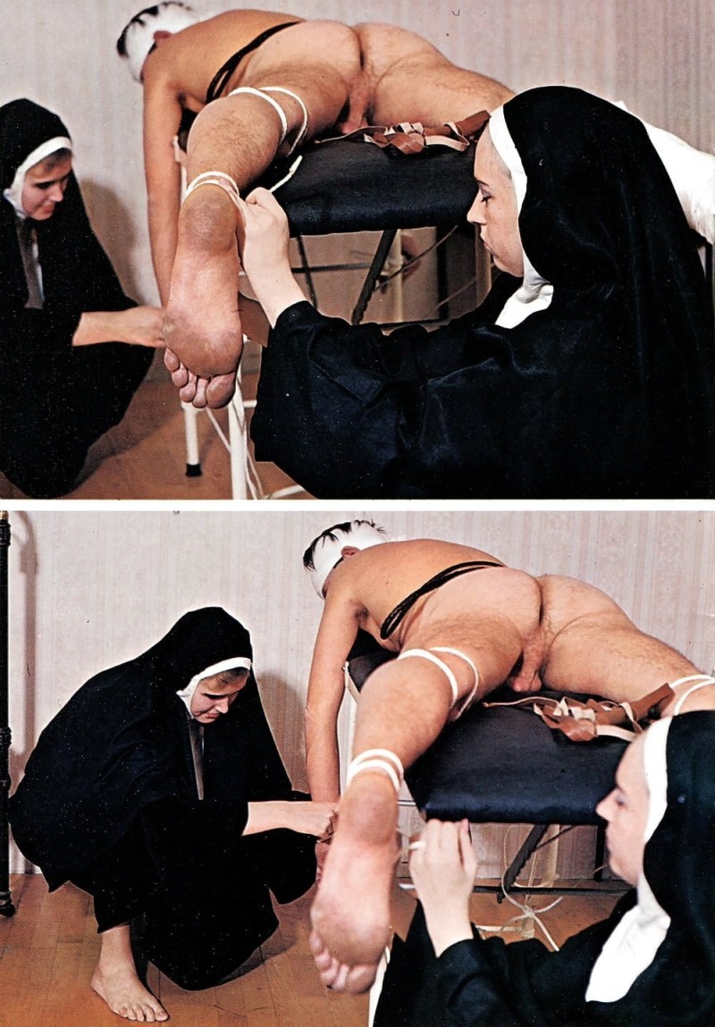 Busty nuns in stockings