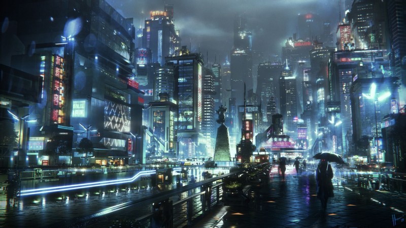 Cyberpunk city