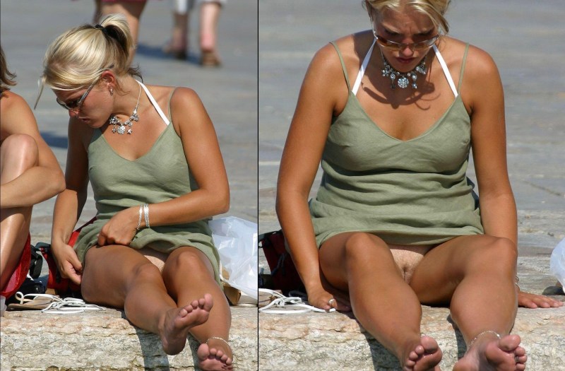 Random exposure of drunk women