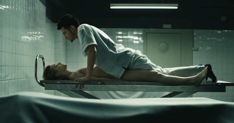 Beautiful girls cum on their stomach