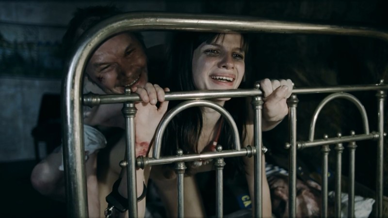 Insects in the vagina of a girl