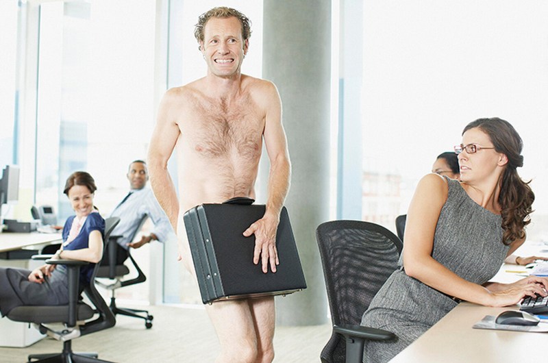 Fitness model woman and man naked