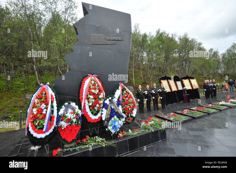 Memorial of sailors of submariners Kursk