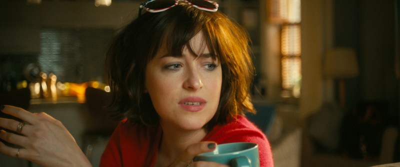 Dakota Johnson in an active search