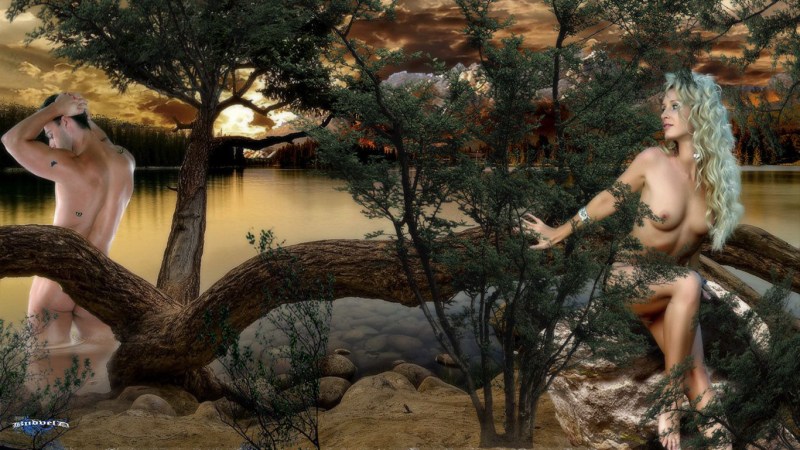 Erotic backgrounds on the desktop