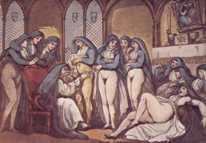 Beautiful butt of nuns