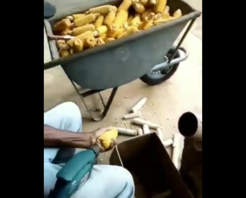 Masturbation with a toothbrush