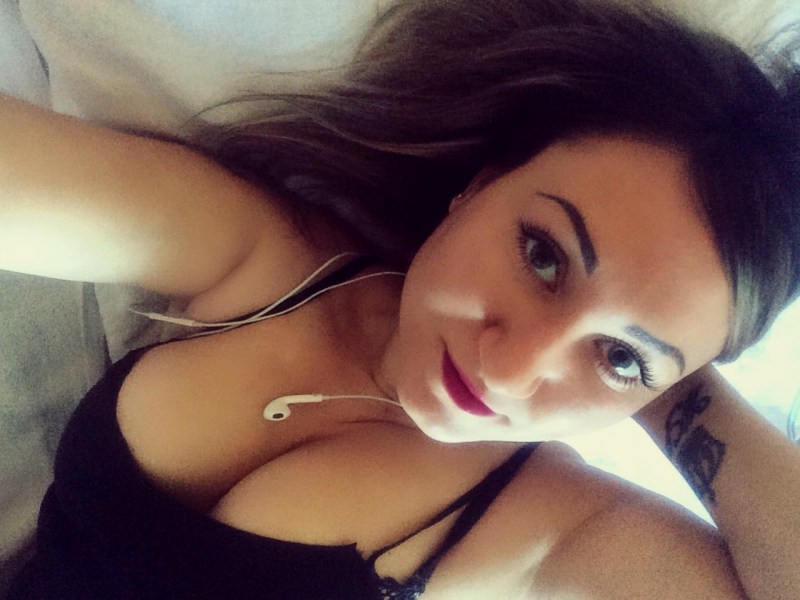 Alina Popa in a bikini