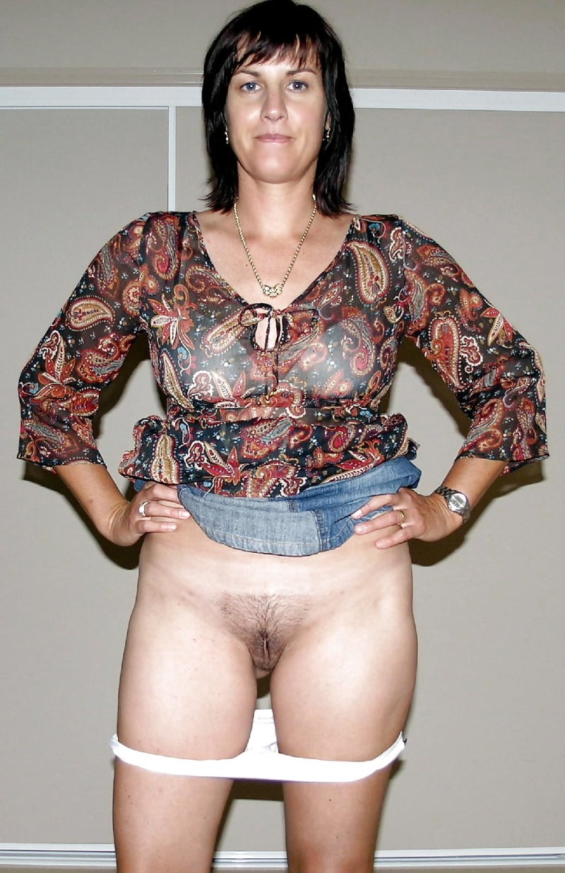 Adult ladies with a naked bottom