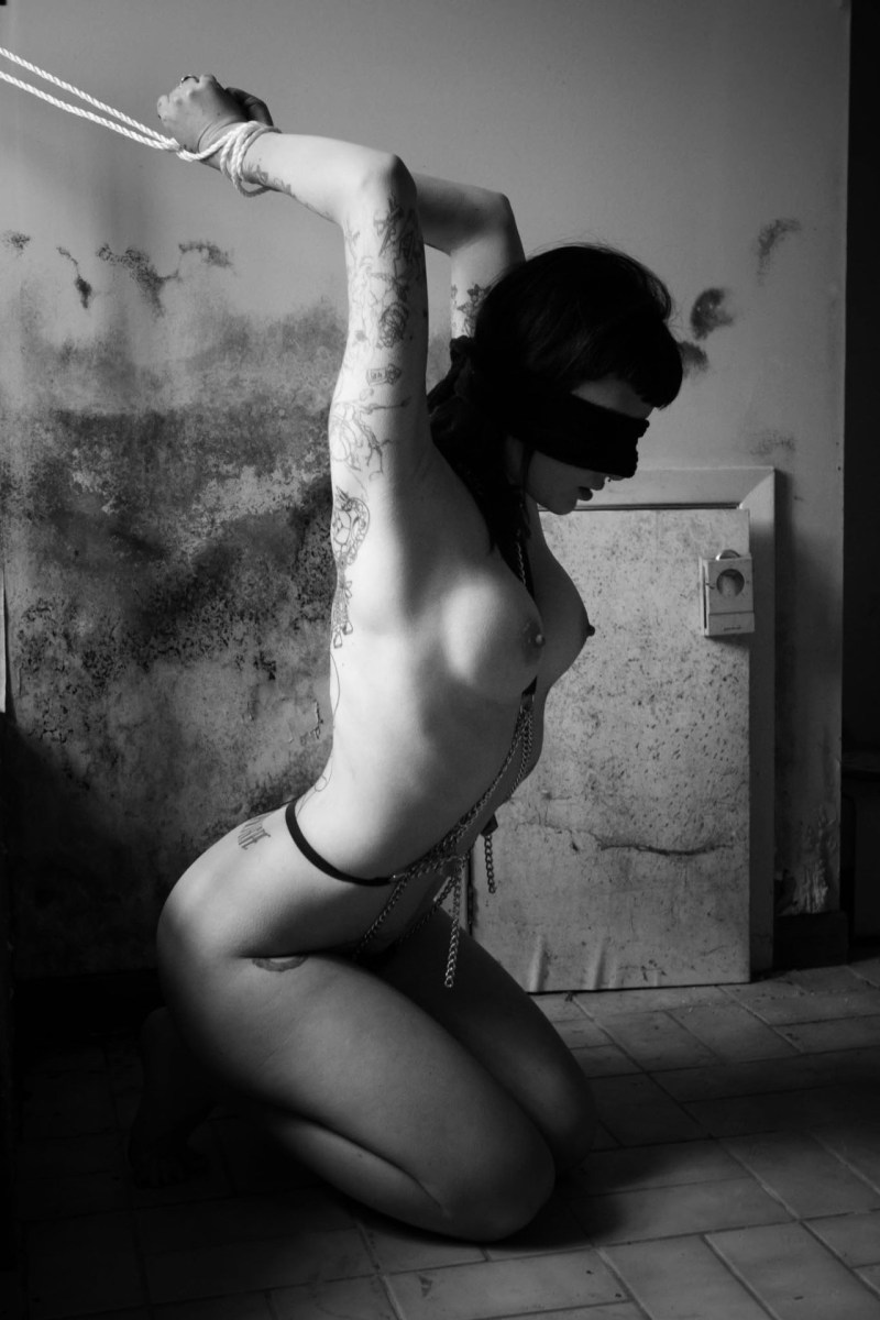 Erotic strangulation of the girls BDSM