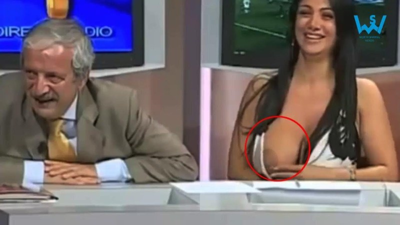 Naked TV presenter Marina