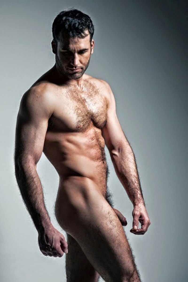 Naked men without panties