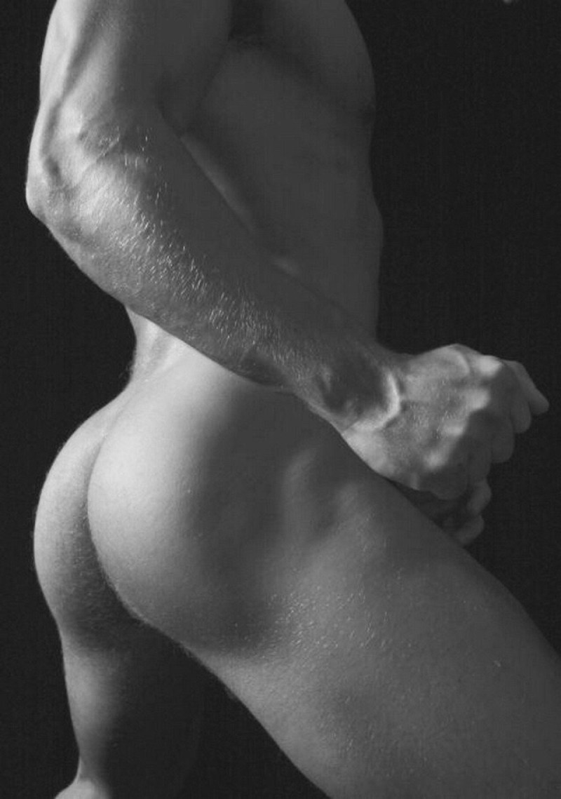 Male ass without panties