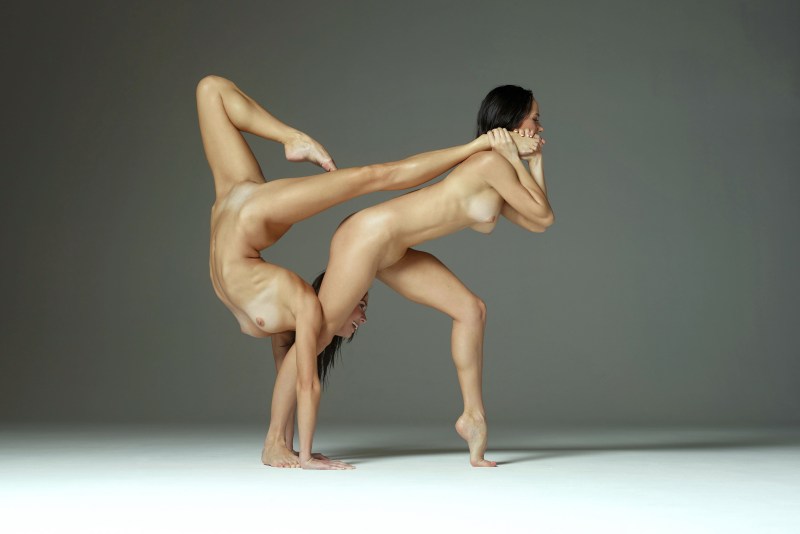 Naked lesbian gymnastics