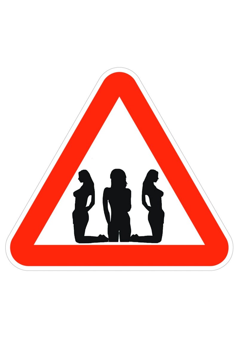 Road sign follow the distance