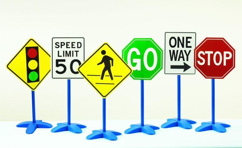 The sign is carefully ice