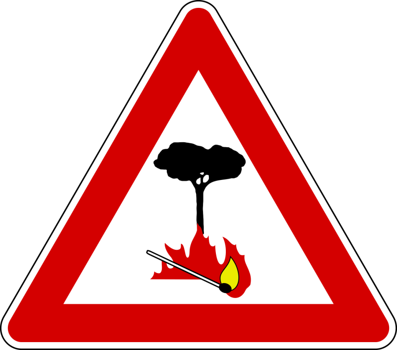 Sign pedestrian crossing