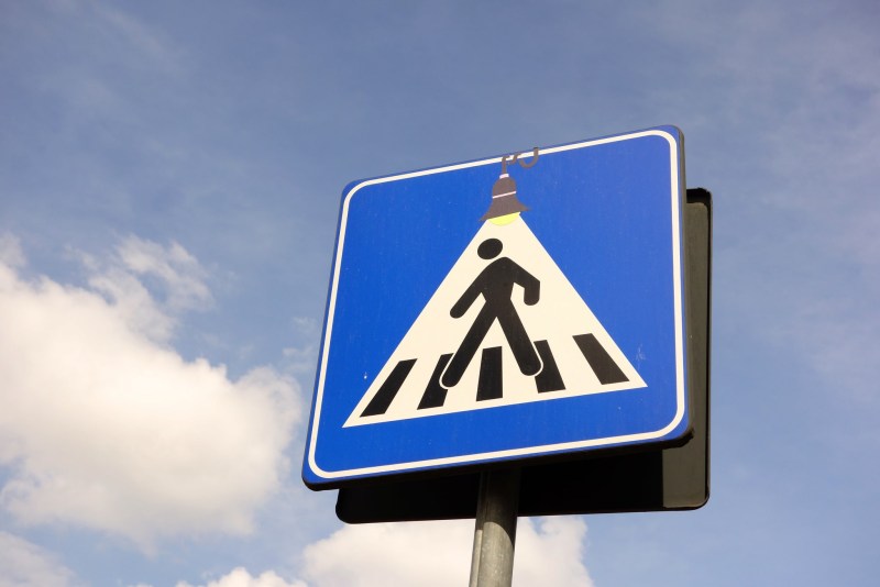 Temporary signs of traffic