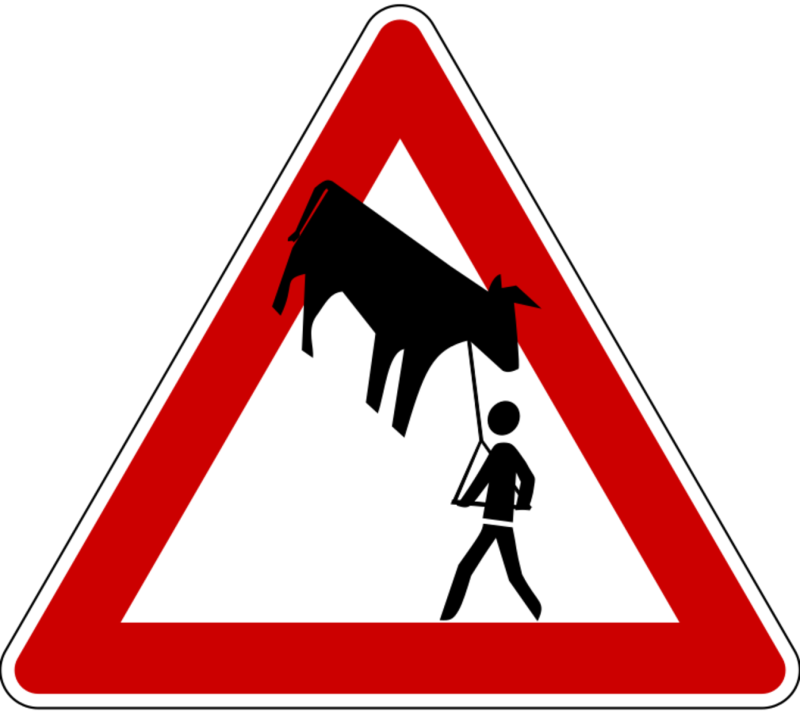 Road signs for children