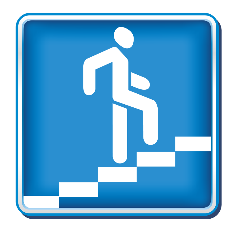 American signs on a yellow background