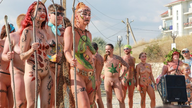 Naked festival Koktebel