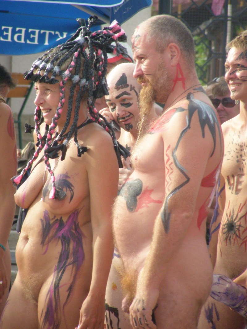 Naked celebration of Neptune's Day