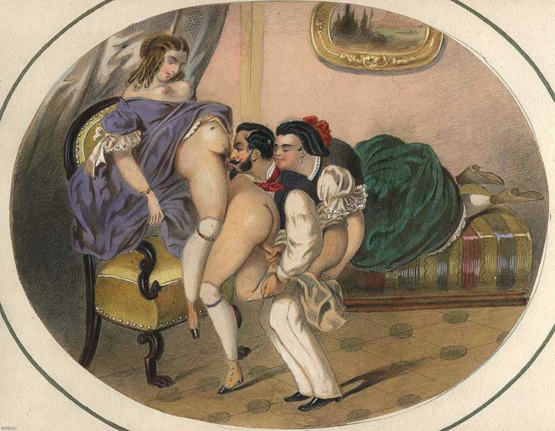 Ancient erotic painting