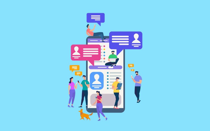 Personality Transformation of the background for a group of telegrams