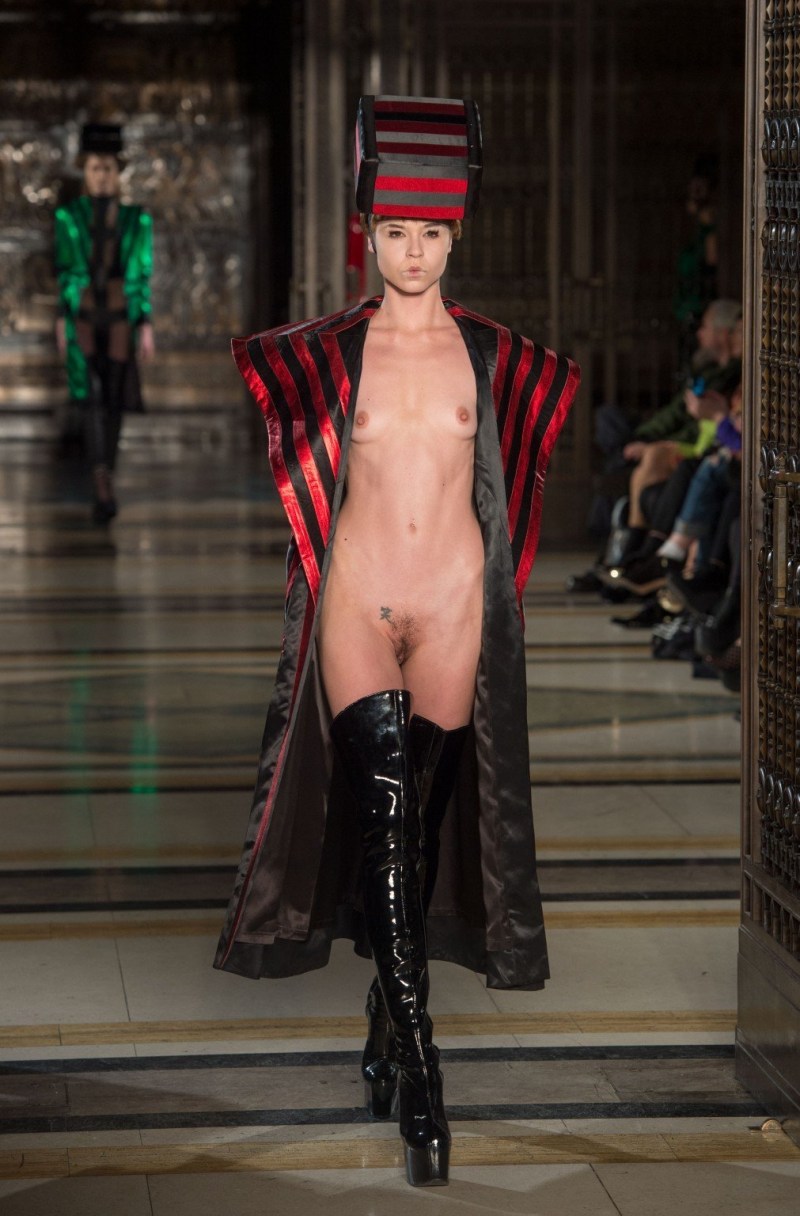 Nudity on fashion shows