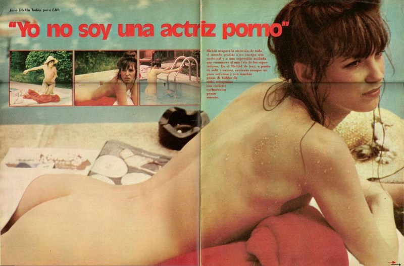 Jane Mallori Birkin Topless