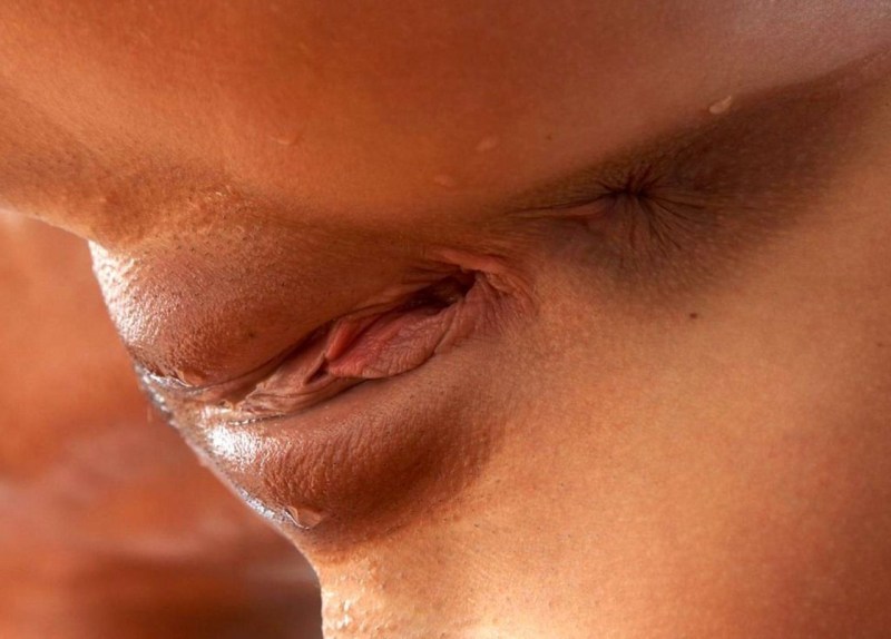 Beautiful neat labia lips