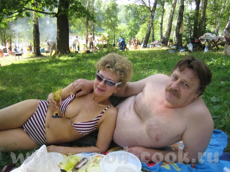 Mature mother -in -law in a robe