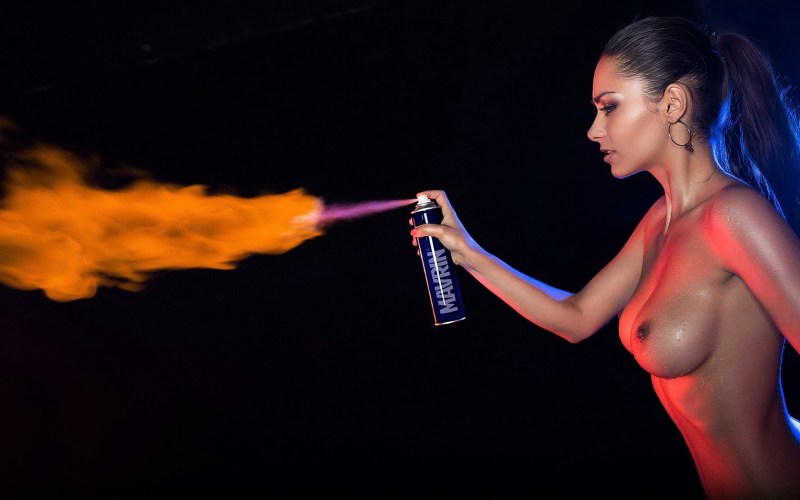 Beautiful naked women in the shower