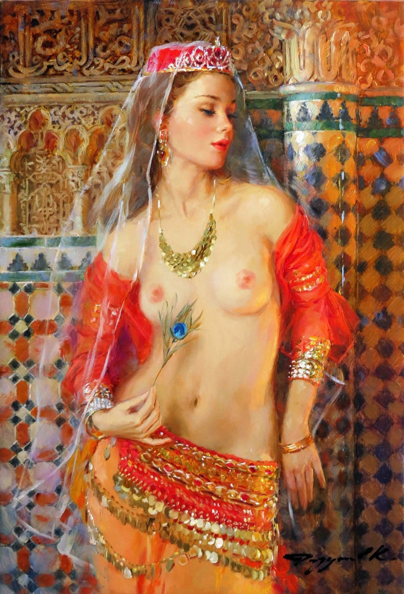 Naked oriental women