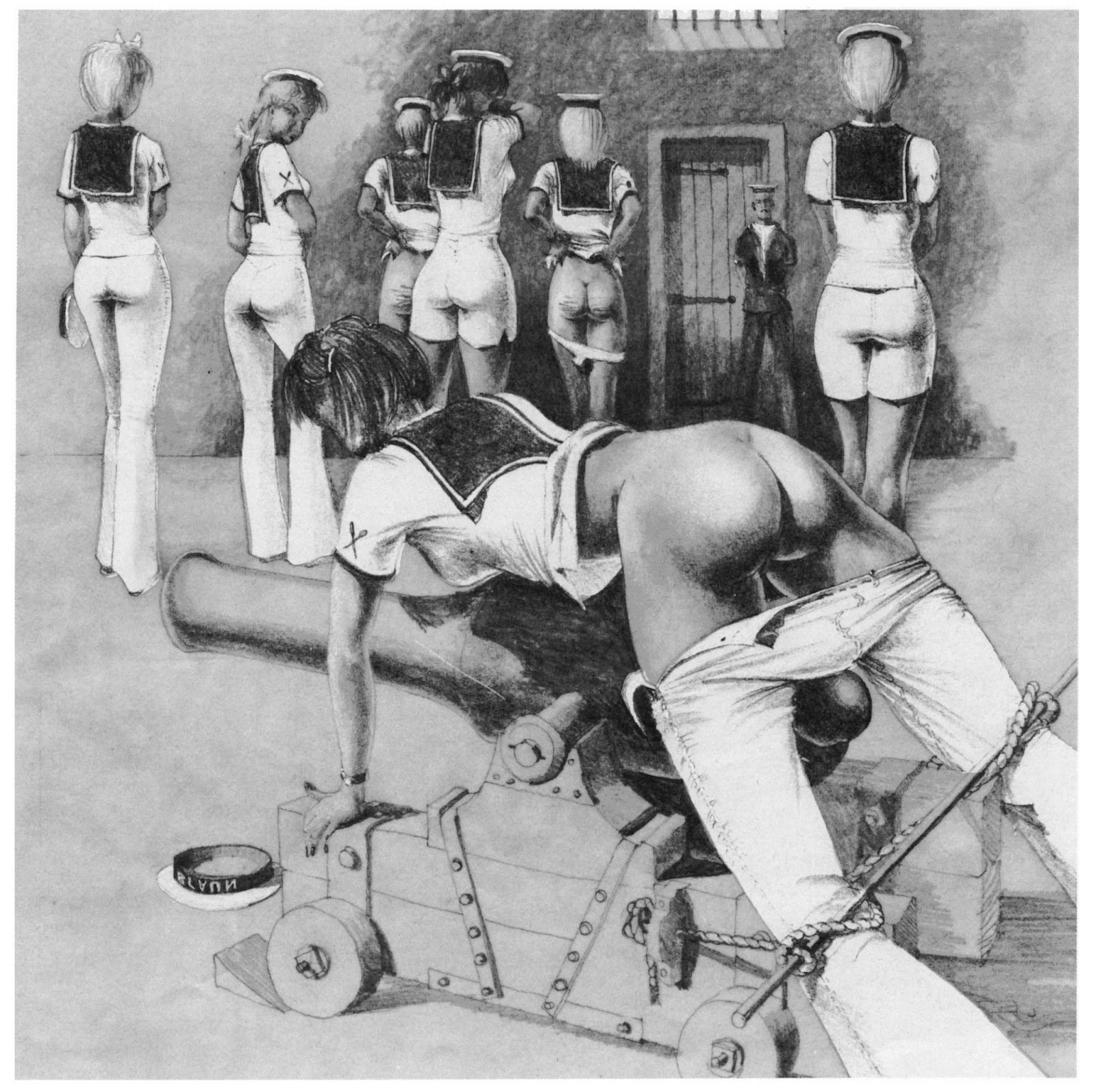 Erotic Spanking Illustrations - Corporal Punishment BDSM Art (65 photos) - motherless porn pics