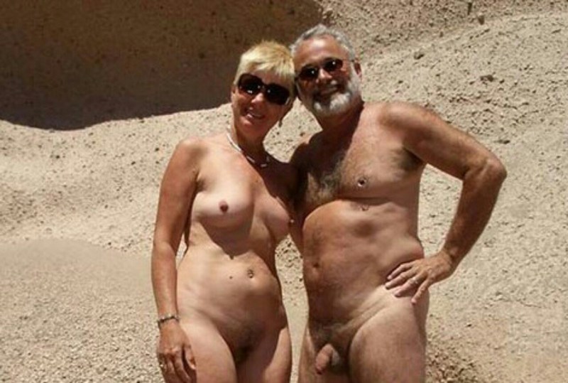 Naked nudist families