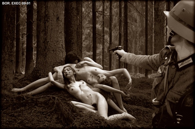 Naked women in a brothel