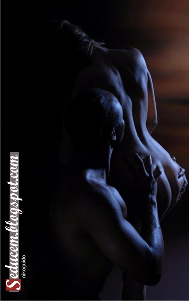 Girl in bed night nude