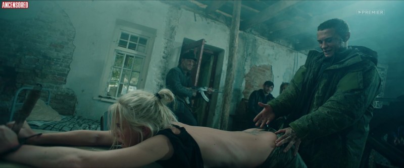 Girls without a bra and without panties