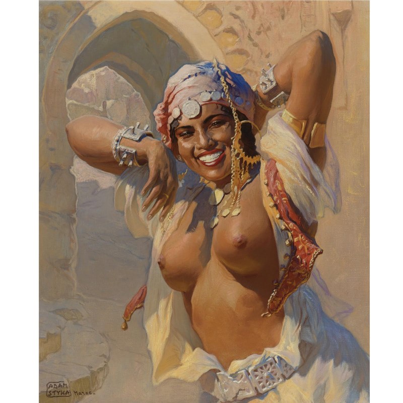 Gorgeous women in the style of nude