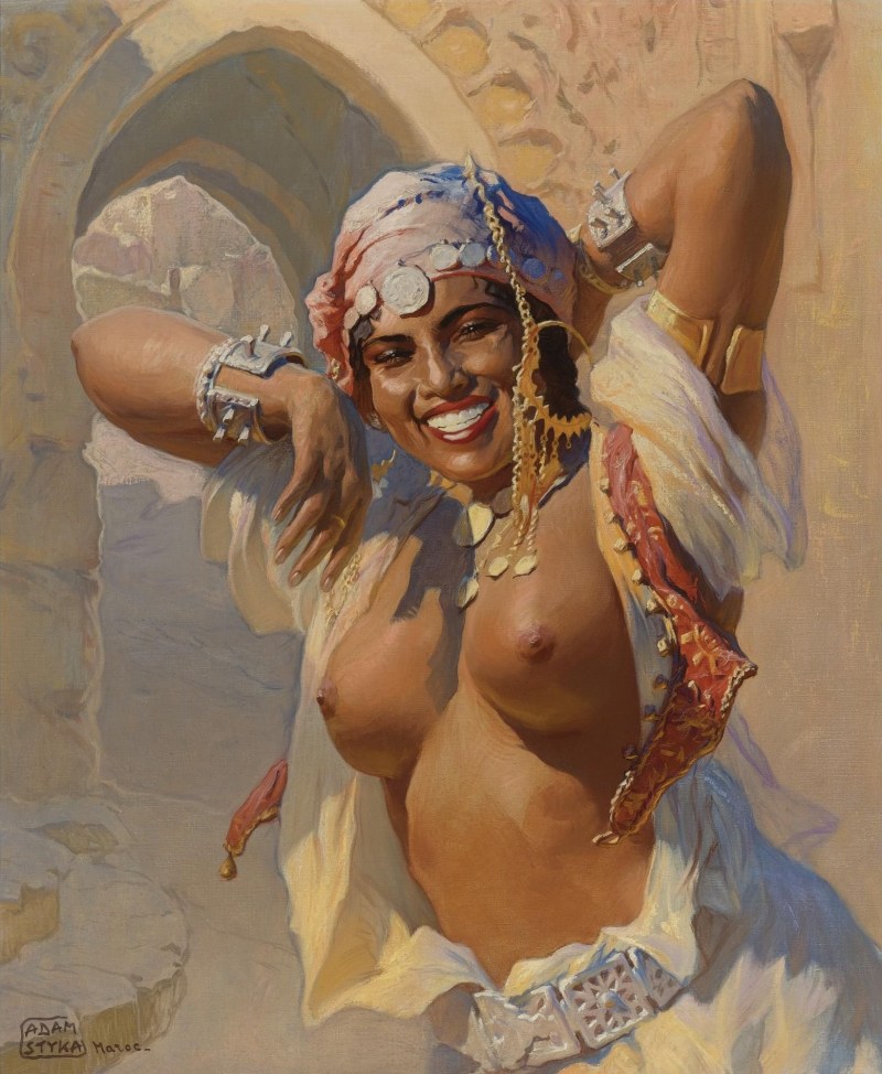 Adam Joint 1880-1959 Zuhra Moroccan dancer